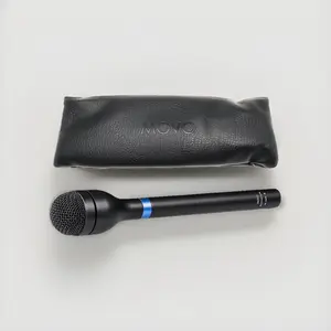 Movo HM-M2 Dynamic Omnidirectional Handheld XLR Microphone for Interviews & Reporting with Wired Connectivity and Mic Carry Case Audio Protection