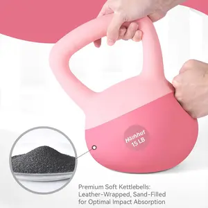 Soft Kettlebell With Handle For Weightlifting, Conditioning & Core Strength Training, Durable Fitness Equipment For Home Gym Workouts, Summervibes