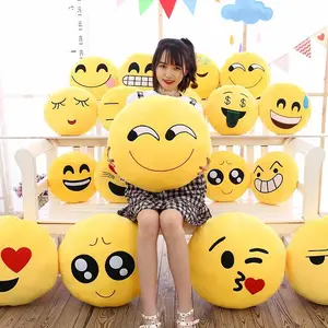 New 32cm Cute Pillow Napping Cushion Funny Face Emotional Anger Party Plush Fill Indoor Ornament Children Toys Holiday Gift #RFG