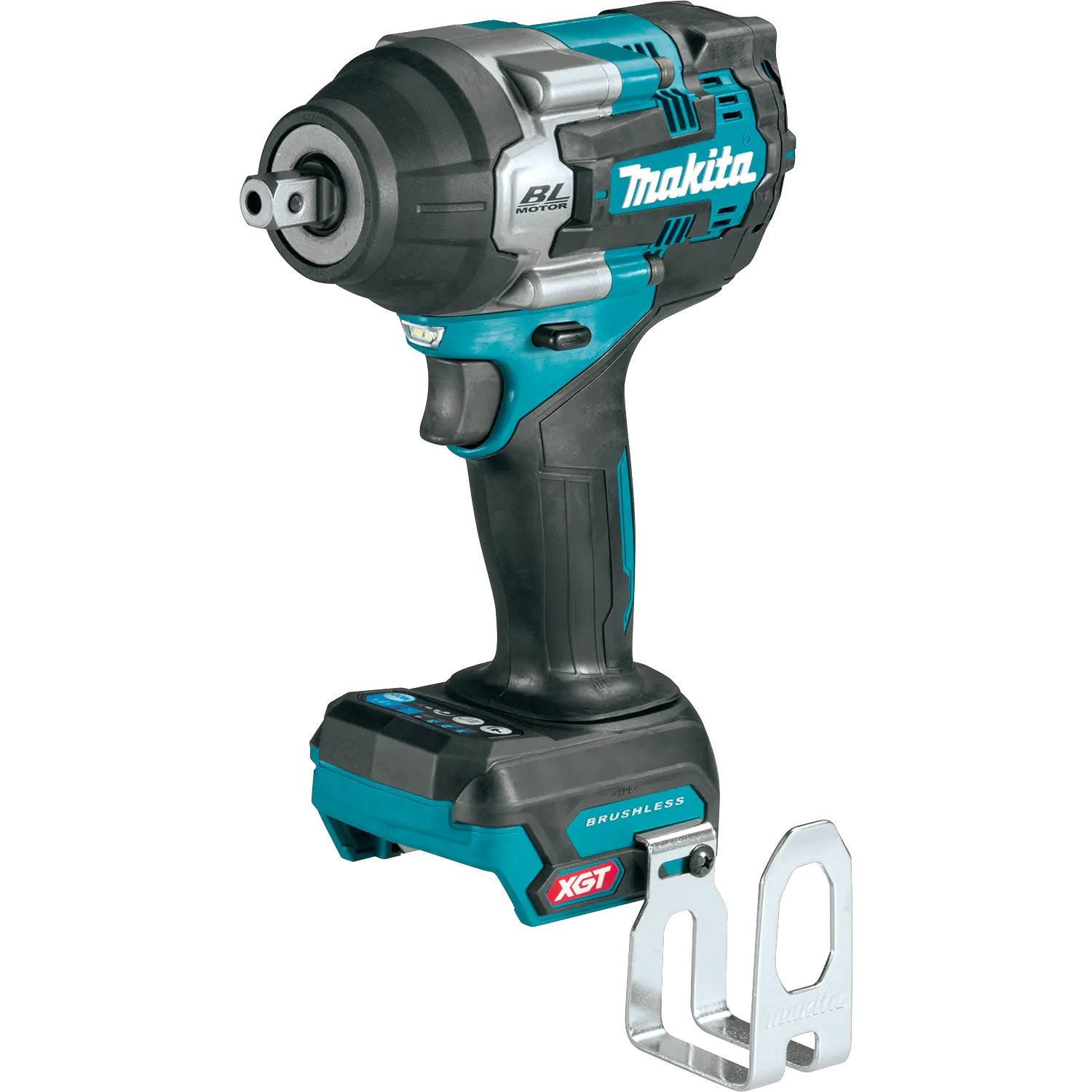 MAKITA 40V max XGT Brushless Cordless 4‑Speed Mid‑Torque 1/2" Sq. Drive Impact Wrench w/ Detent Anvil, Tool Only