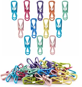 30PCS PVC Coated Material Food Packaging Clip, Clips Bag Clips，Bag Clips，Clips for Package，Chip Clip，Clothes Pins（Mixed Colors 30pcs）,11.5 x 4.72 x 1.06