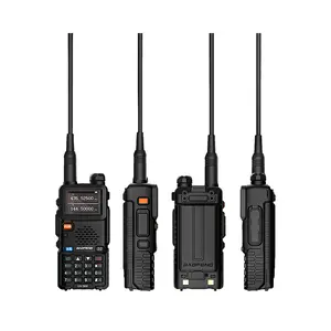 Baofeng Radio 5RH, Handheld Walkie Talkie Radio, Long Range Handheld Two Way Radio, NOAA Weather Receiver, Rechargeable Walkie Talkies, Copy Frequency 999CH, Electronic Gadgets