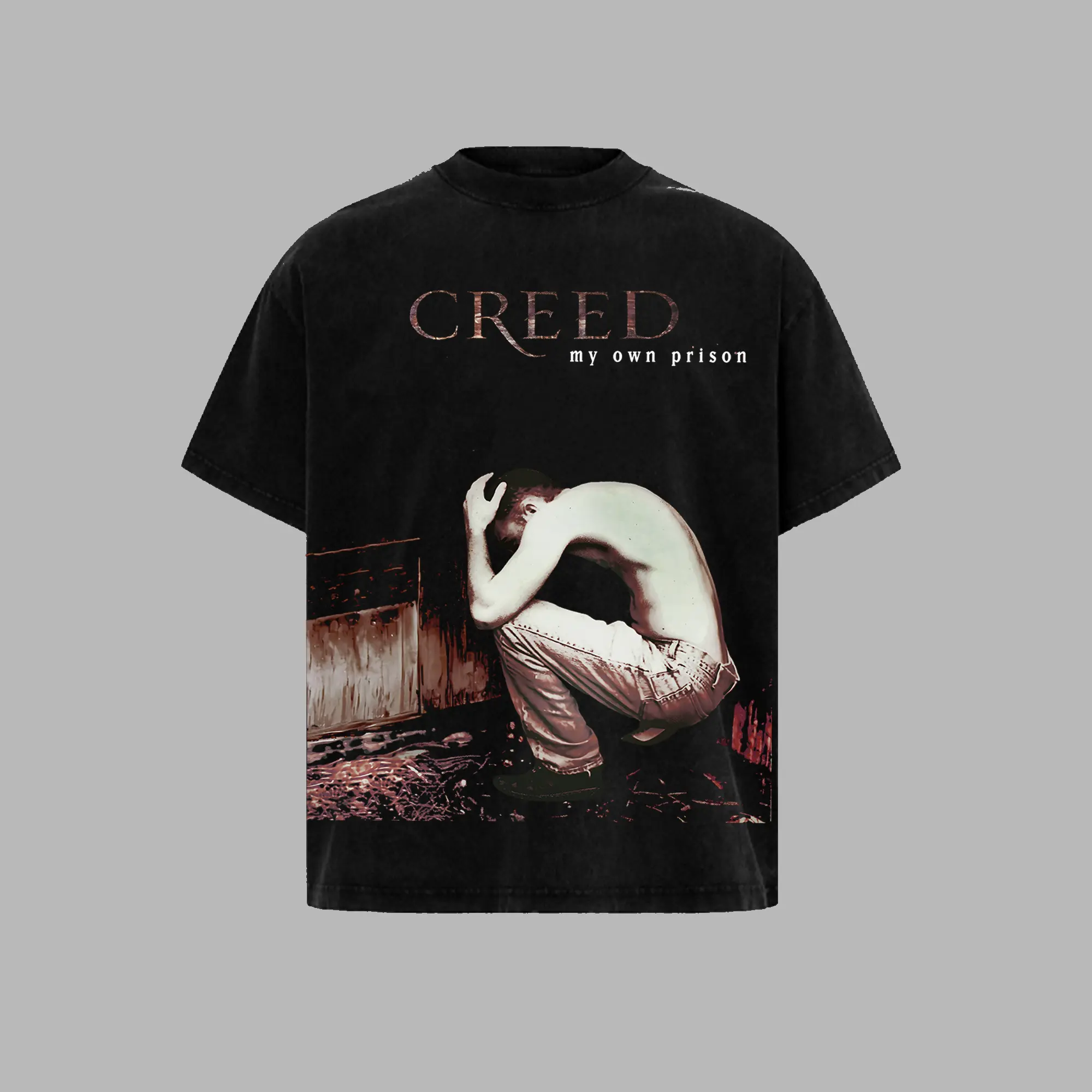 [$$$MANLIFE] Creed Band My Own Prison Retro Unisex 100% Cotton T-Shirt – Creed Band 2026 Tour 100% Heavyweight Cotton, 90s Grunge Rock Cotton Tee, Grunge Rock Band Shirt, Oversized Vintage Tee, Heavy Metal Merch, Gift for Rock Fans,