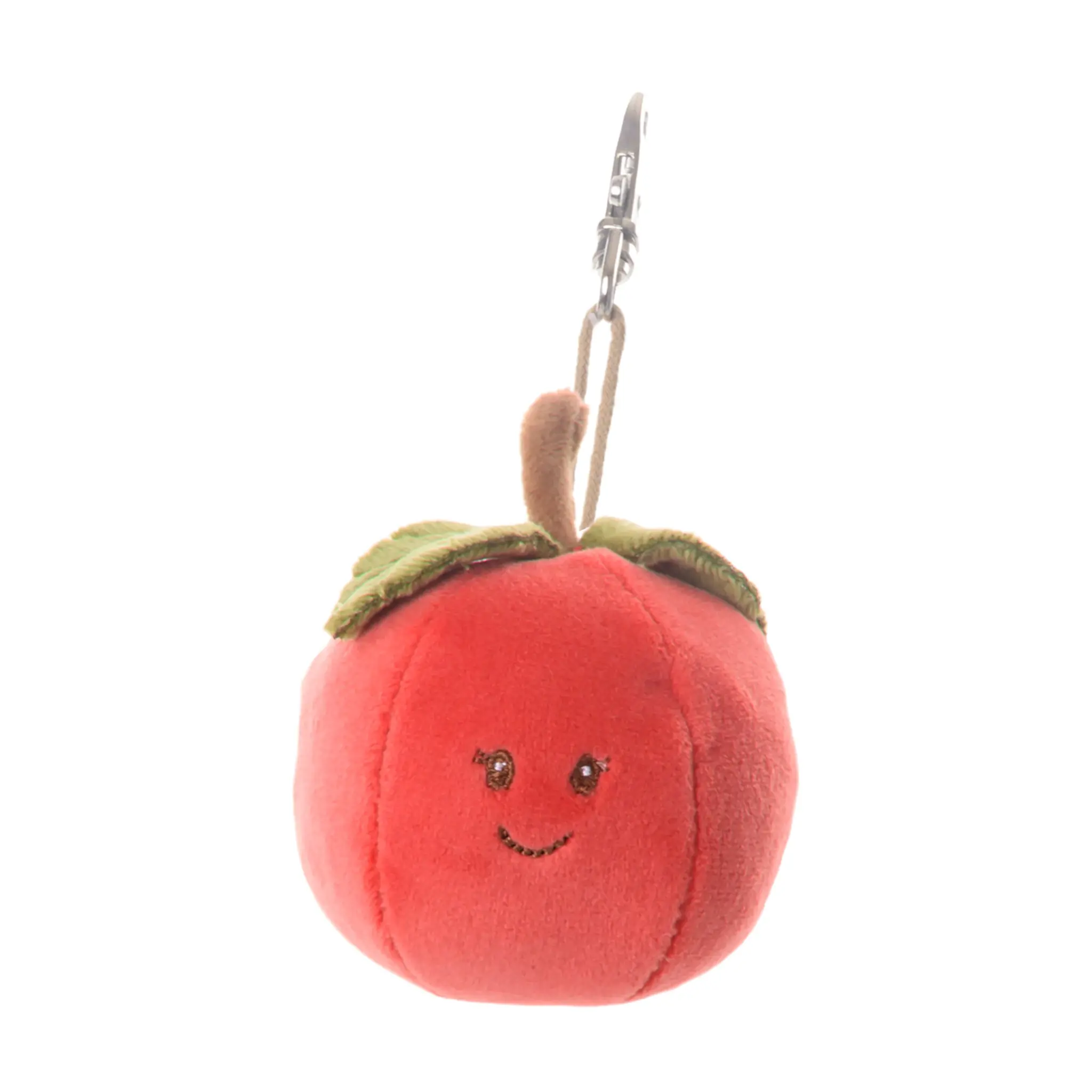 Bukowski Bears Apple 3 Inch Soft Plush Red Fruit Keychain for Bags Backpacks and Keys