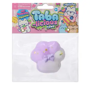 Taba-Licious Paws Squeezable Toy 1PC - Colorful Paw Themed Design for Collecting Gifting Easter Baskets or Daily Fun