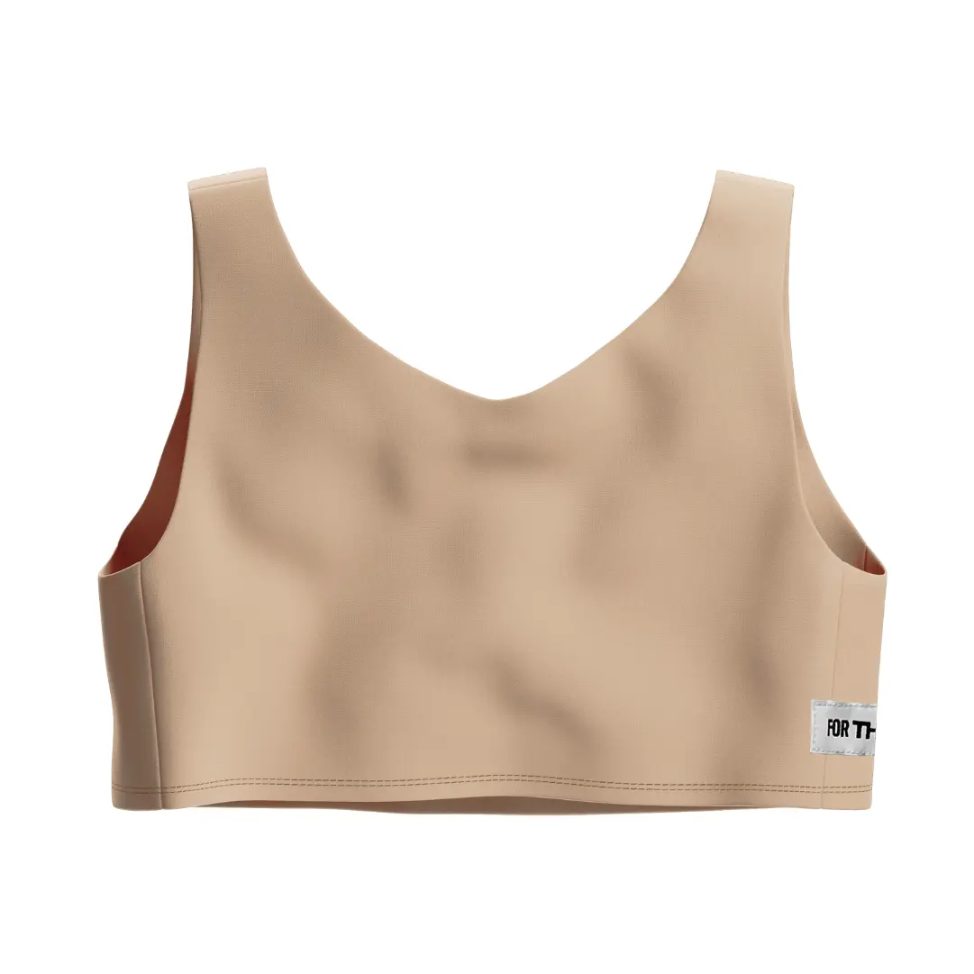 For Them Chest Binder, Breathable and Comfortable for Daily Wear, Two Neckline Options