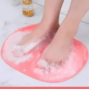 Silicone Shower Foot  Slip for Gentle Exfoliation and Relaxing Bath Time non-slip Body Care Tool Exfoliating Tool Basin Container Bathroom Accessory