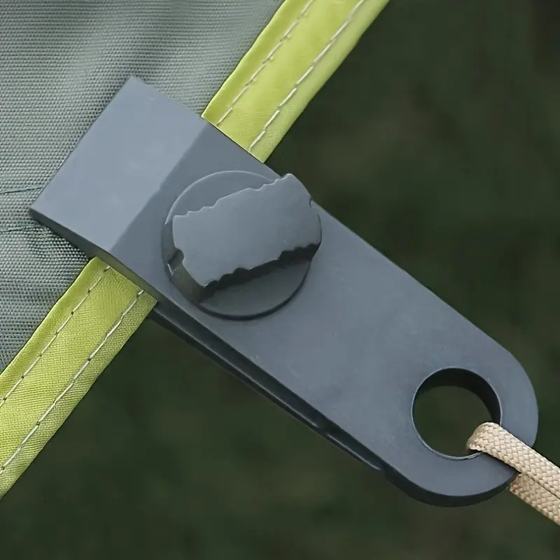 12-Piece Heavy-Duty Waterproof Awning Clips, Multi-Functional Crocodile Mouth Buckle, Durable PP Material, Essential Outdoor Camping Gear, Carabiners, Outdoor Camping Equipment