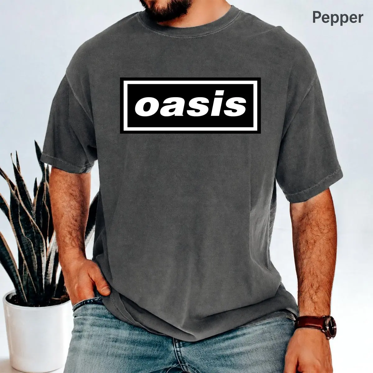Oasis Logo T-Shirt Soft Everyday T-Shirt for Men & Women