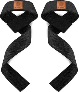 Boldfit Weight Lifting Straps and Wrist Support for Gym | Accessories for Men and Women - Deadlift Strap for Weightlifting and Grip