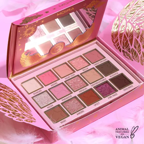 MOIRA | Celestial Love Palette | Romantic Matte & Shimmer Eyeshadows for Soft Glam Looks