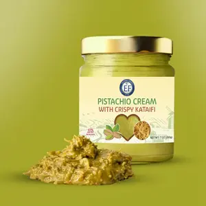 Dubai Chocolate Pistachio Cream with Crispy Kataifi – Antep Pistachios, 7oz ( 1 Pack / 2 Pack )