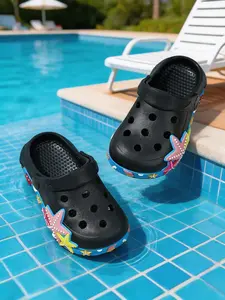 Summer Hole Shoes, Toddler Size, Cute Cartoon Design, Lightweight, Suitable for Outdoor Sports, Daily Wear, Best Gift Choice