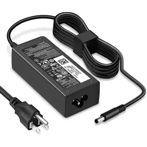 Charger Compatible with Dell Laptop Computer 65W 45W Round Tip Power Adapter