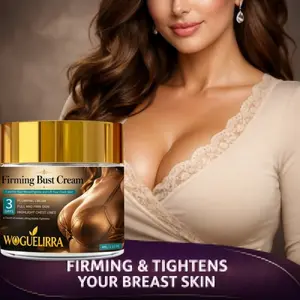 Powerful Instant Firming Breast Cream, Contains Jojoba Oil, Honey, Vitamin E, Collagen, Deeply Moisturizes, Tightens Skin, Suitable for All Skin Types