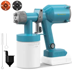 Tilswall Dreamer 400 Cordless Sprayer | Compatible with Dewalt or Makita 20V Battery, no battery in box | Easy to Use & Clean | Ultra Light Handheld Paint Spray Gun for Ceiling, Roof & High-Height Painting outdoorfun
