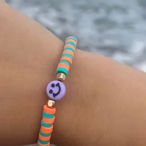 Sandy Smile Clay Bead Bracelet