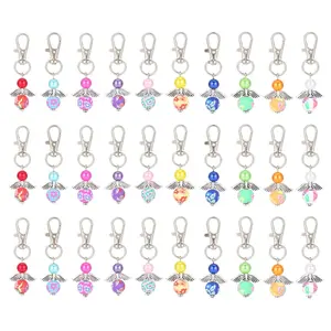 30pcs Angel Keychain Metal Hanging Charm Party Decoration Supplies 30pcs Angel Keychain Metal Hanging Charm Party Decoration Supplies