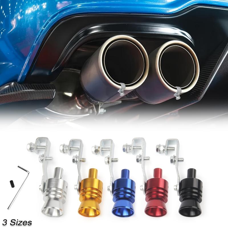 3-Pack Aluminum Turbine Whistle Muffler Tube-Suitable for 33.81-81.15 Oz Engines, Available in 5 Colors 3-Pack Aluminum Turbine Whistle Muffler Tube-Suitable for 33.81-81.15 Oz Engines, Available in 5 Colors