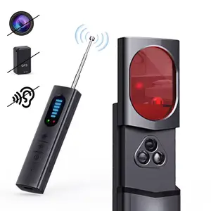 Hidden Camera Detectors, Bug Spy Camera Finder, Infrared RF GPS Tracker Listening Devices Anti-Spy Detector with Viewfinder, 5 Modes & 5 Levels Sensitivity for Travel Hotel Airbnb Office Bathroom