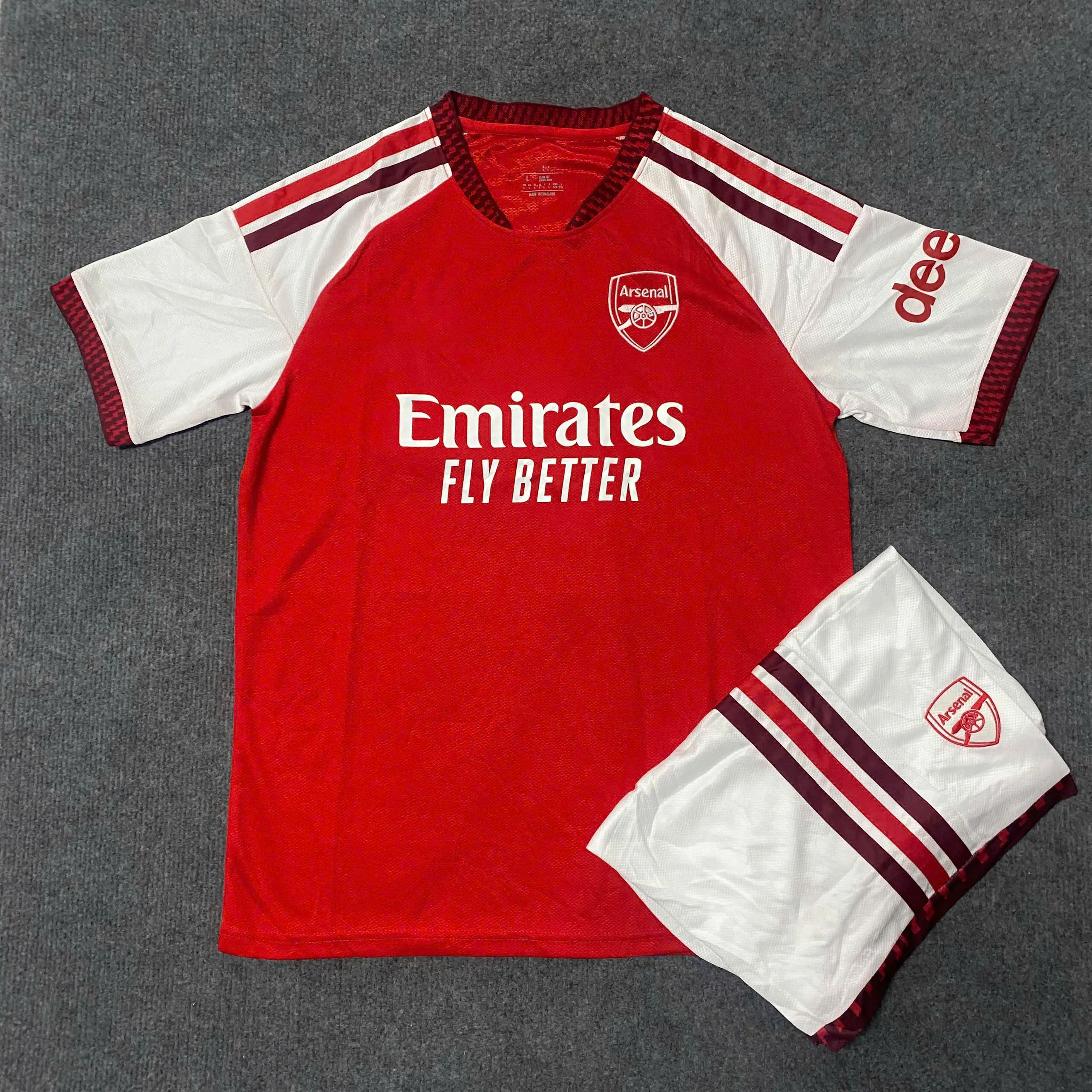Arsenal FC 2026/27 Home Fan Version Soccer Jersey and Shorts Set Premium Match Day Kit