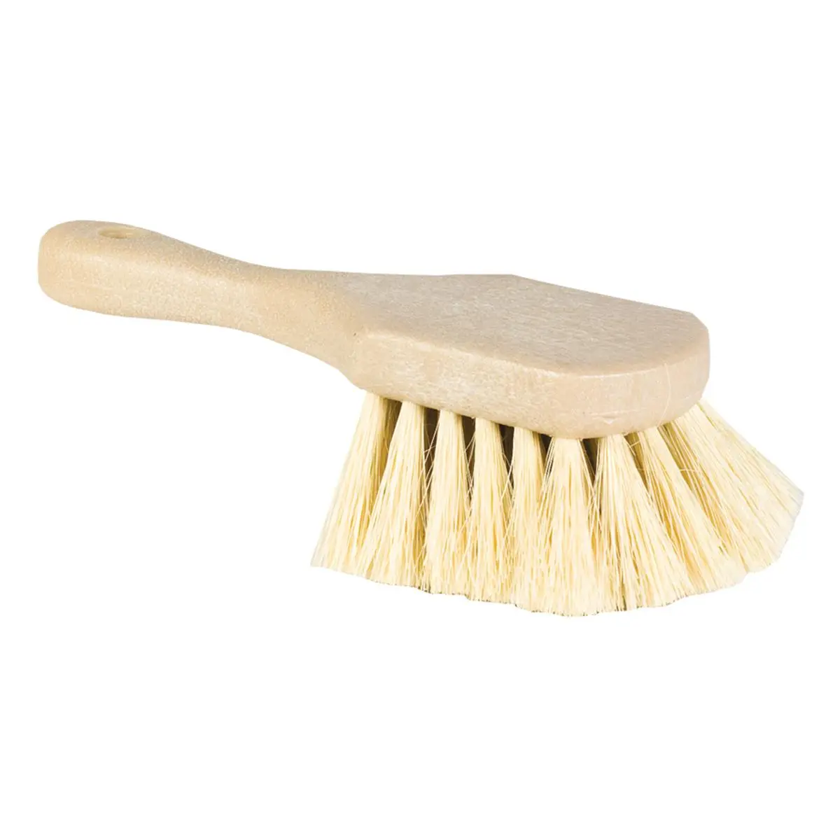 212 MAIN 8 in. Tampico Utility Scrub Brush with Angled Handle, Home Cleaning Tool for Household Use