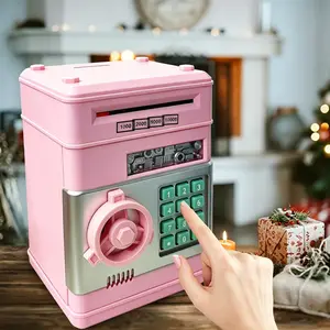 2026 New Kids Password ATM Piggy Savings Bank,Electronic Dual Storage Box for Coins & Paper Money,Interactive Educational Toy for 3-12 Year Old Boys Girls,Classic Birthday Present Home Decor Kids Toy Gift Choice.electronic coin bank