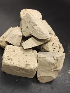 Yellow Brown Clay Chunks Natural Edible Cosmetic Grade Slightly Sticky 4oz/113g Pure Mineral Clay for DIY Beauty Care & Craft Creation