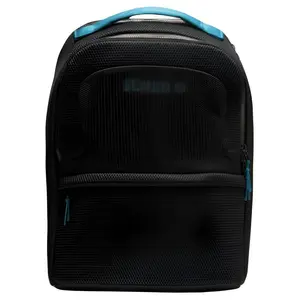 Lululemon 19L Polyester Backpack – Unisex Fashionable Large-Capacity Bag in Black
