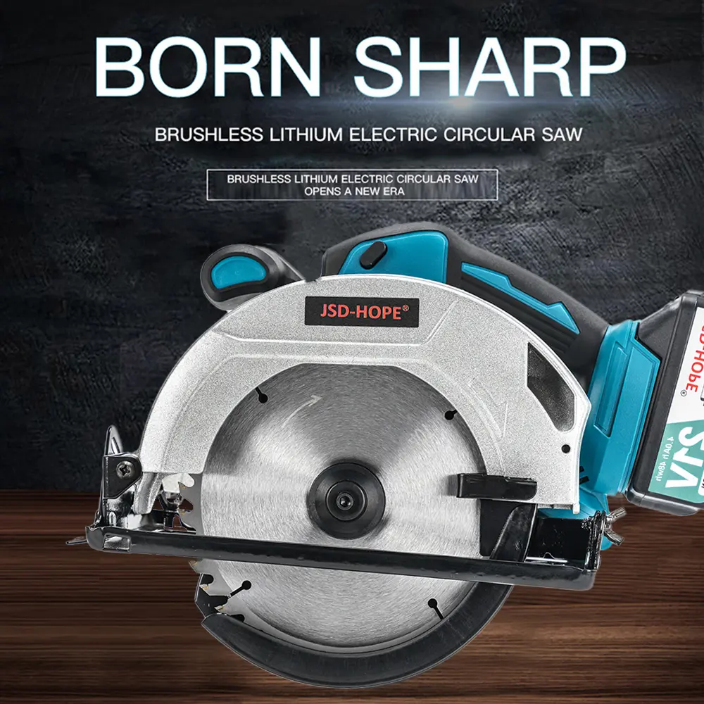 Electric Concrete Saw, 7 Inches Brushless Motor Circular Saw Cutter,0-30 Mm Adjustable Cutting Depth, Wet Disk Saw Cutter Includes Water Line, Pump And Blade, For Stone, Brick Construction