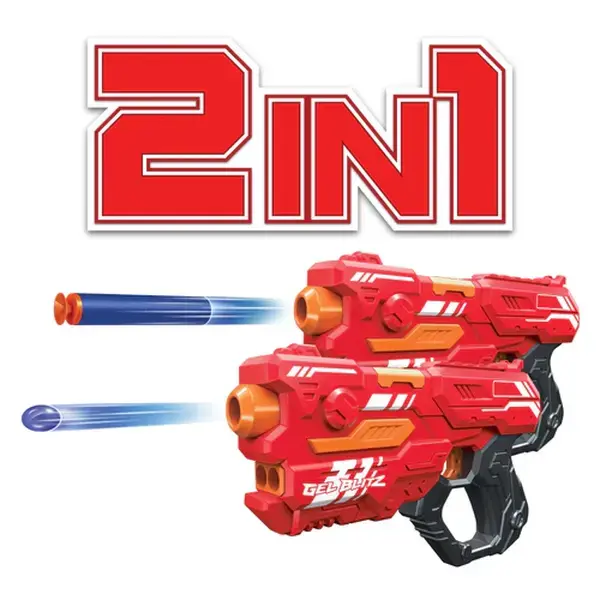 GEL BLITZ TALON 2-in-1 Spring Loaded Gel Ball and Dart Blaster