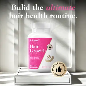 Hair Growth Supplement (60 Capsules) - 500mg Advanced Blend with Biotin, Collagen Type II & Zinc, Horsetail Extract for Thicker & Fuller Hair