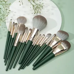 Professional Makeup Brush Set, 14pcs Soft Cosmetic Brushes for Foundation & Powder, Multi-use Make-up Brush for Makeup Blending, Contouring, Detailing, Christmas Gift