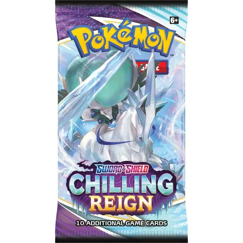 chilling reign booster box case Pokmon Pack written in English Chilling reign booster box case
