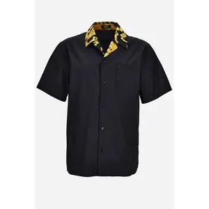 BRAND NEW VERSACE Men's Shirt Baroque Palm Print