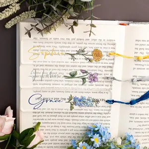 Unique Birth Flower Bookmark,Personalized Floral Bookmark for Women,Bookmark Gift, Bridesmaid Gift,Friends Gift, Mothers Day Gifts