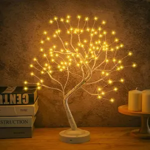 Little Tree Light Fairy Tree Lamp Room Decor DIY Birch Branch LED Artificial Light Tree Gift Ideas 6h Timer 8 Lighting Mode Decor holiday Modern Cute