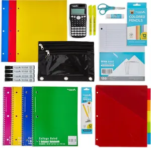Middle School  Kit, 6th and 7th Grade School  Set,  Bundle Includes Calculator, Bulk 49 count Box