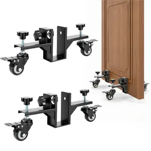 GJANSH Heavy-Duty Door Installation tool 1PC/2PCS,Door Dolly for 0.8 to 2.36 inch Thick Pre-Hung,Front,and Slab Doors,Door Installation Tools,Door Lifter Summervibes