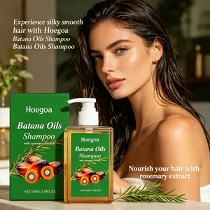 100ML Bataana Oil Shampoo, Contains Rosemary Leaf Extract, Deep Cleansing & Moisturizing, Rich in Keratin & Sunflower Seed Oil, Smooths Frizz, Controls Oil