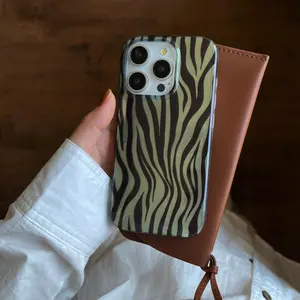 Zebra Stripe Pattern Phone Case, Full Body Shockproof Phone Protective Cover, Fashion Phone Accessories Compatible with iPhone 12 13 14 15 16 Pro Max/Pro, Casing