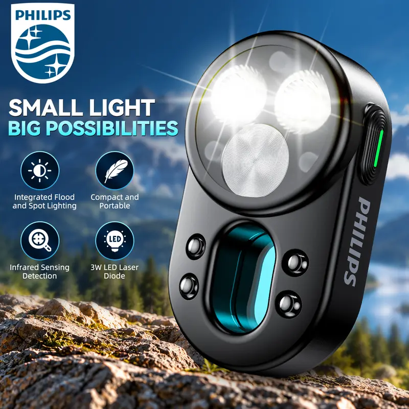 PHILIPS Rechargeable Hidden Camera Detector & Inspection Flashlight ...