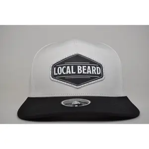 Local Beard Zapped BlackHawk Snapback White