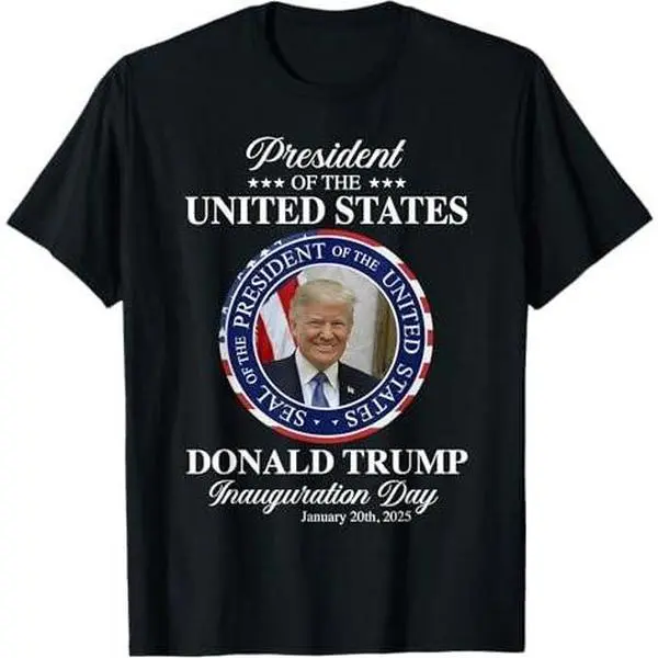 President Donald Trump Inauguration Day 2025 Memorabilia T-Shirt