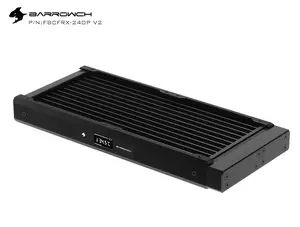 Barrowch Chameleon Fish Series Removable 240 Radiator With Display Screen POM Edition - Black