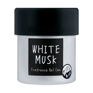 JOHN'S BLEND White Musk Solid Air Freshener 85g for Home and Car Odor Elimination