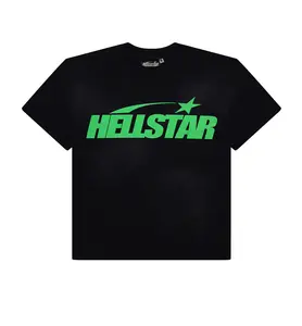 Hellstar Classic Tee Black/Green (Gel Print)
