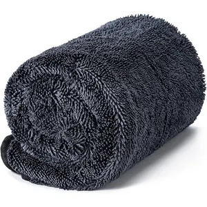Large Microfiber  Drying Towel, Ultra Absorbent Microfiber Cleaning Cloth for , Bath Towels, No Streaks, , or Water Spots Double-Twist Pile Design(36"x 24")