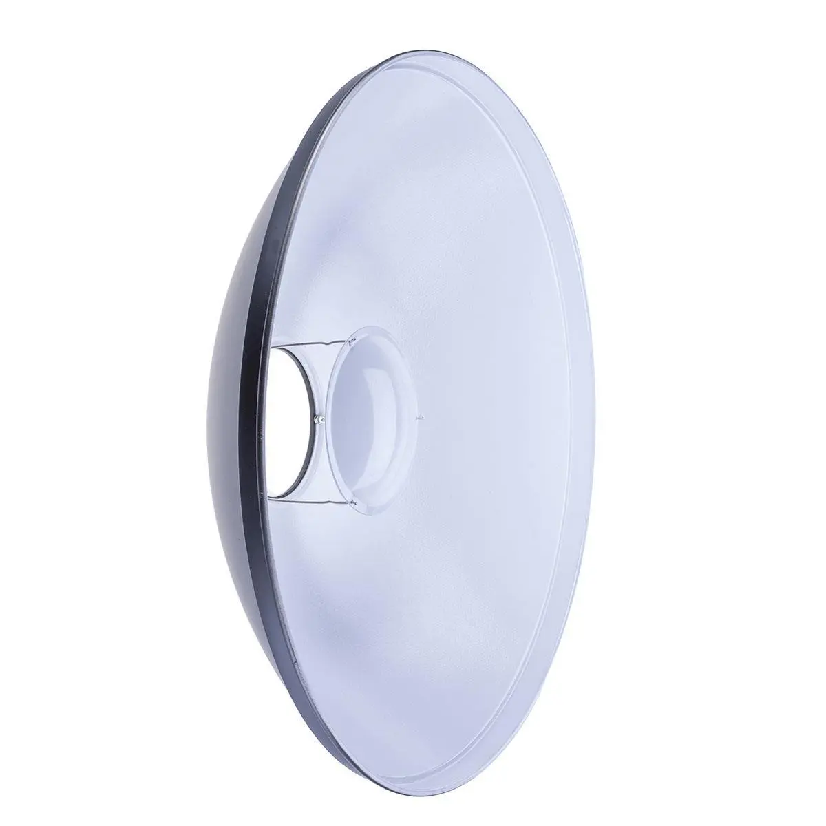 22 In Bowens Mount Glow Beauty Dish - Adjustable Flash Lighting Accessory with Cover, Even Light Diffusion for Photographers, Diffuses Light