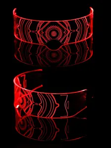 LED Light Up Glasses, Creative Glow in the Dark Glasses, Party Decoration Supplies for Party, Bar, Music Festival